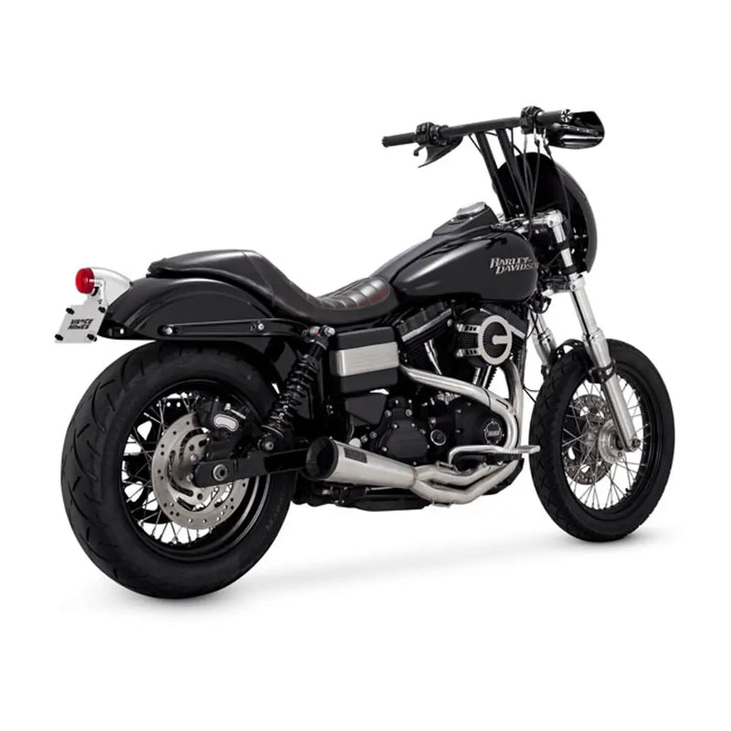 Vance & Hines Echappement 2 en 1 en inox pour Harley