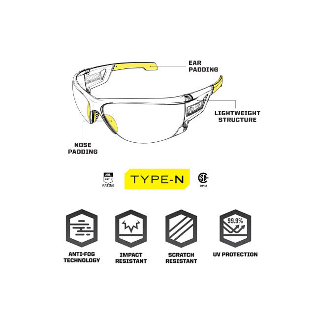 Mechanix Lunettes de sécurité de type N