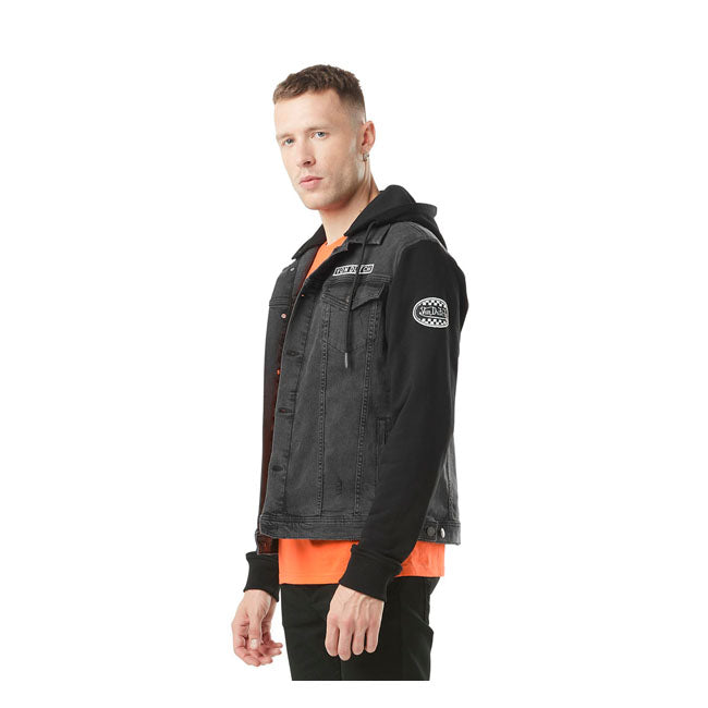 Von Dutch Veste en jean noire