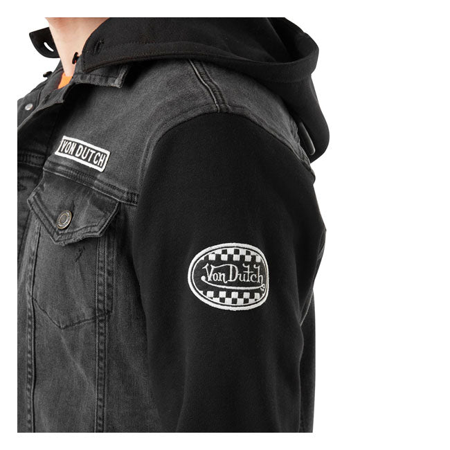 Von Dutch Veste en jean noire