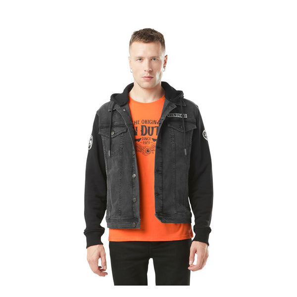 Von Dutch Veste en jean noire