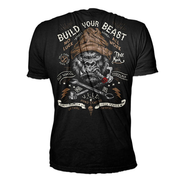 Lethal Threat T-shirt "Build Your Beast" (Construis ta bête)