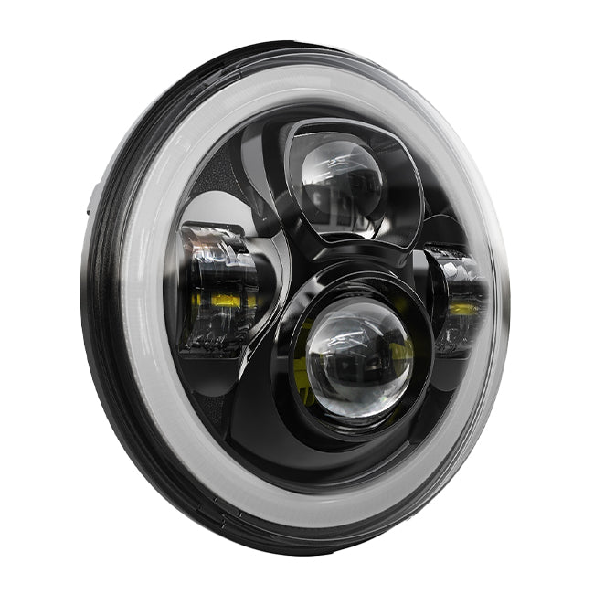 SMP Beam Dominator 7" - Phare avant à LED pour motocyclette