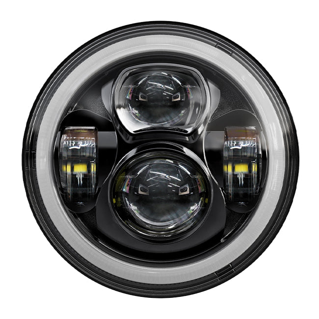 SMP Beam Dominator 7" - Phare avant à LED pour motocyclette