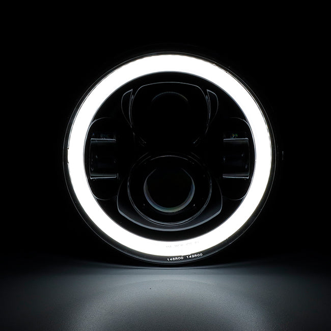 SMP Beam Dominator 7" - Phare avant à LED pour motocyclette