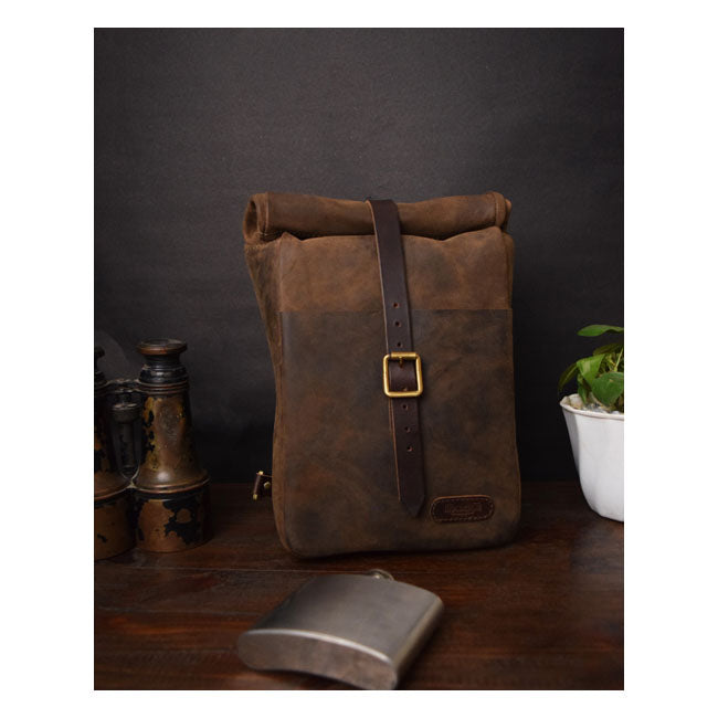 Sacoche de moto / sac à bandoulière Trip Machine Vintage Leather 3,3 L