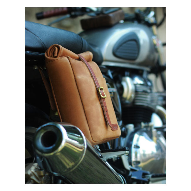 Sacoche de moto / sac à bandoulière Trip Machine Vintage Leather 3,3 L