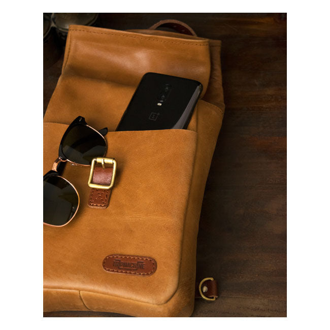 Sacoche de moto / sac à bandoulière Trip Machine Vintage Leather 3,3 L