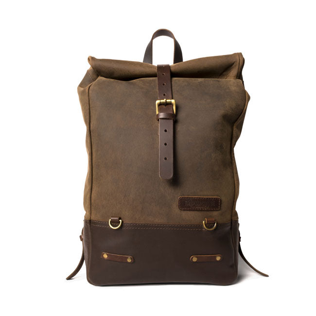 Sacoche de moto / sac à dos Trip Machine Vintage Leather 15L