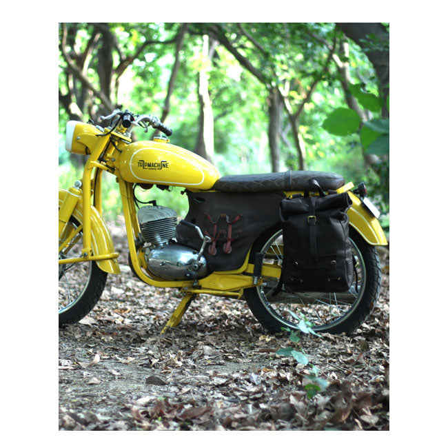 Sacoche de moto / sac à dos Trip Machine Vintage Leather 15L