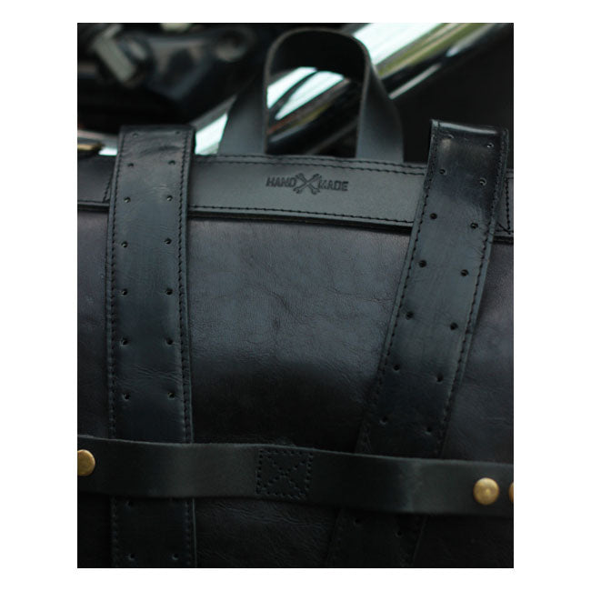 Sacoche de moto / sac à dos Trip Machine Vintage Leather 15L