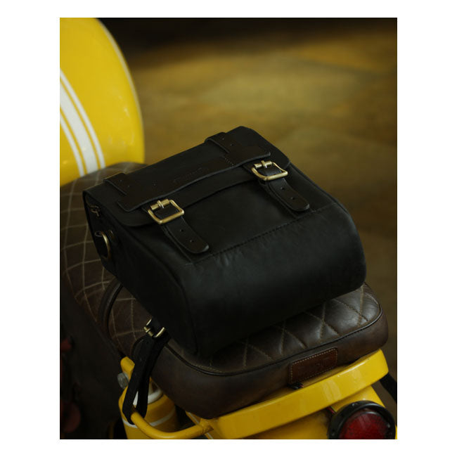 Sacoche de réservoir / sacoche arrière Trip Machine Vintage Leather 4,4 L pour moto