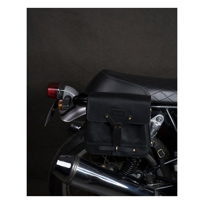 Sacoche de moto vintage en cuir Trip Machine