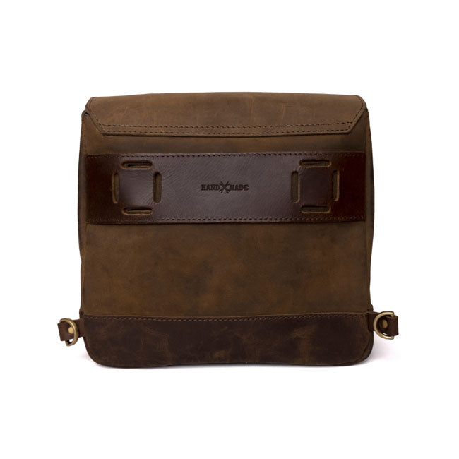 Sacoche de moto vintage en cuir Trip Machine