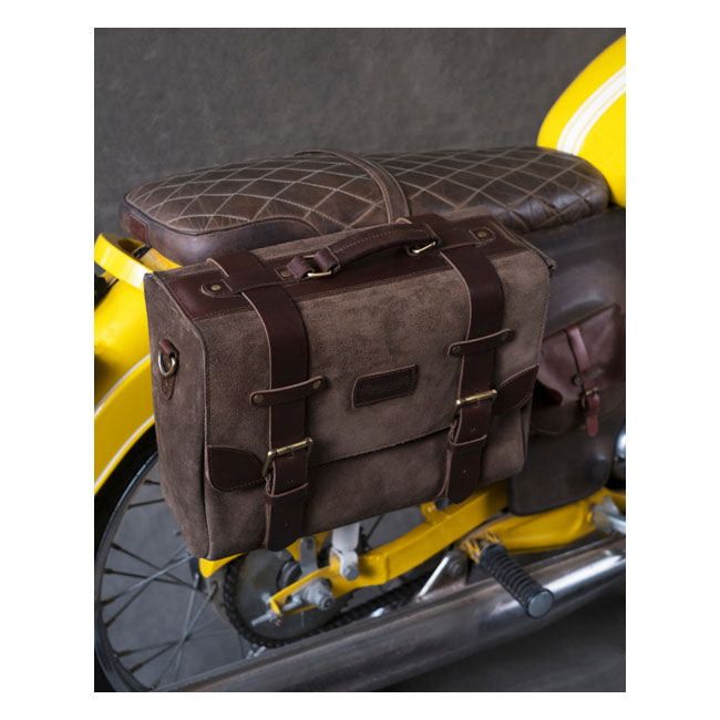 Sacoche de moto Trip Machine Vintage Leather Warrior