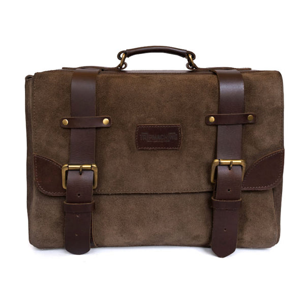 Sacoche de moto Trip Machine Vintage Leather Warrior