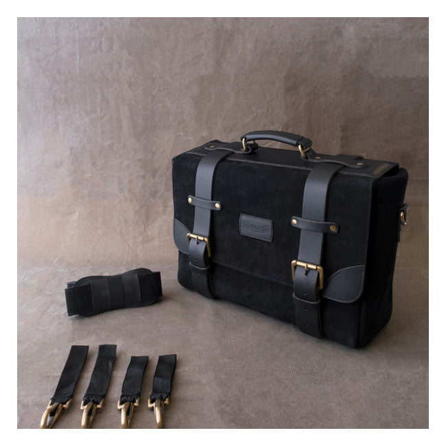 Sacoche de moto Trip Machine Vintage Leather Warrior