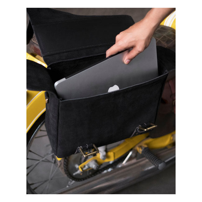 Sacoche de moto Trip Machine Vintage Leather Warrior