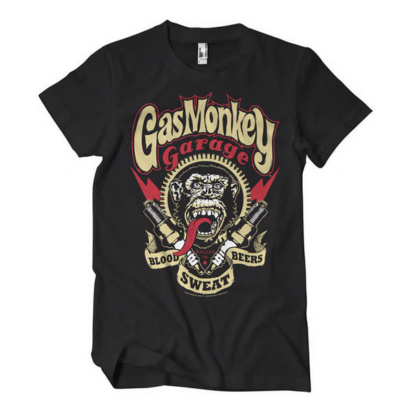 T-Shirt Gas Monkey Garage Spark Plugs