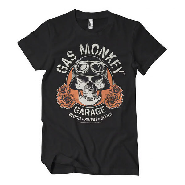 T-Shirt tête de mort Gas Monkey Garage