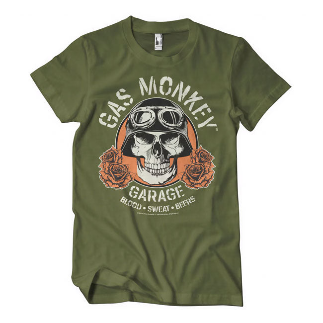 T-Shirt tête de mort Gas Monkey Garage