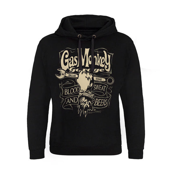 Sweat à capuche Gas Monkey Garage Wrench Label Epic