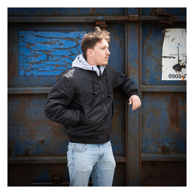 MA-1 Bomber Flight Hooded Jacket