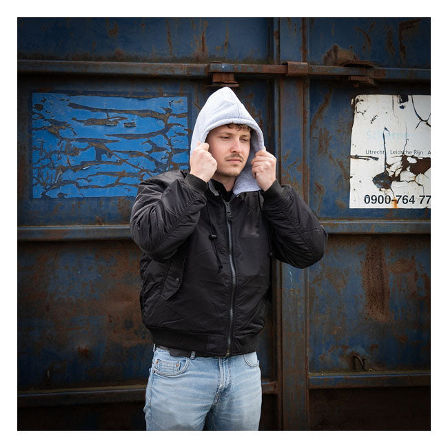 MA-1 Bomber Flight Hooded Jacket