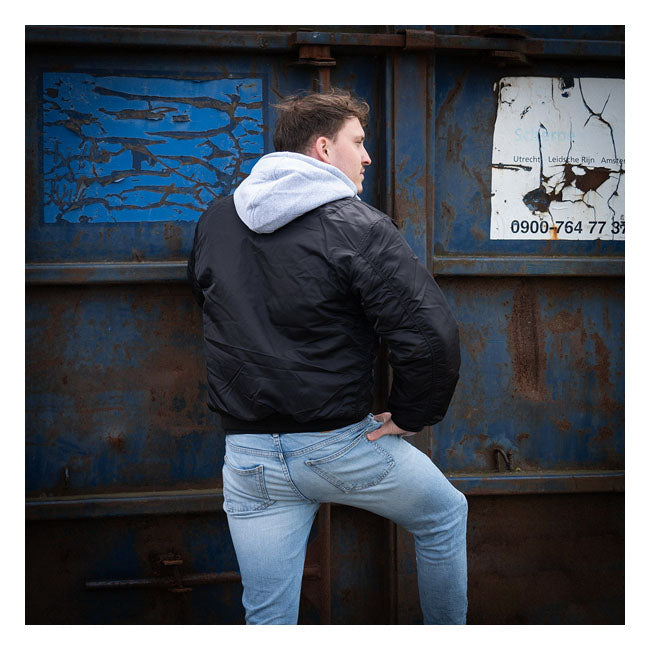 MA-1 Bomber Flight Hooded Jacket