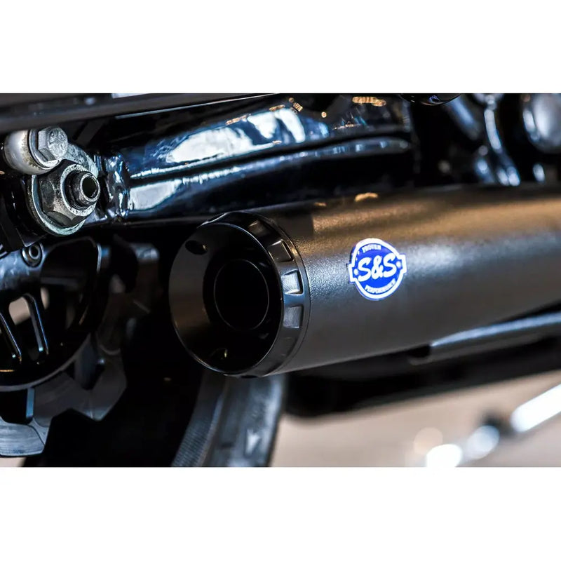 S&S Système d'échappement 2 en 1 en acier inoxydable Diamondback pour Harley