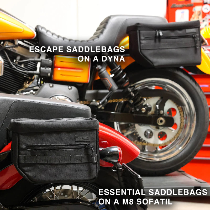 Supports de sacoches à fixation rigide Thrashin Supply pour Harley
