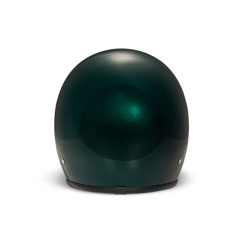 DMD Casque de moto ouvert rétro métallisé