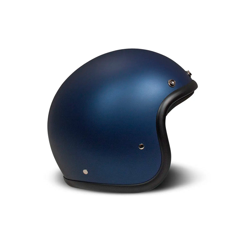 DMD Casque de moto ouvert rétro métallisé