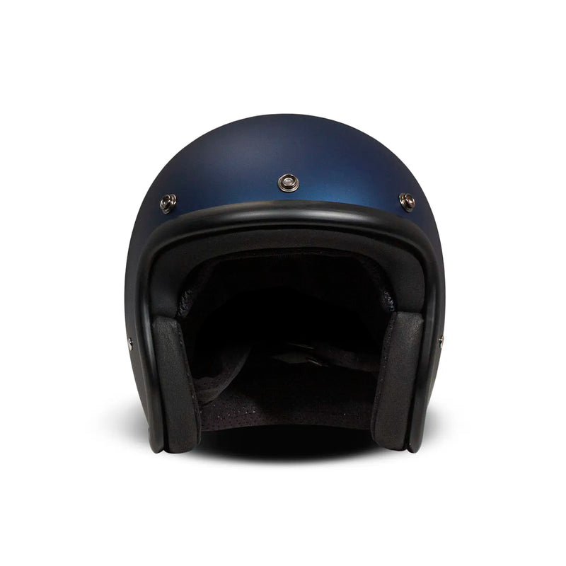 DMD Casque de moto ouvert rétro métallisé