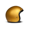 DMD Casque de moto ouvert rétro métallisé