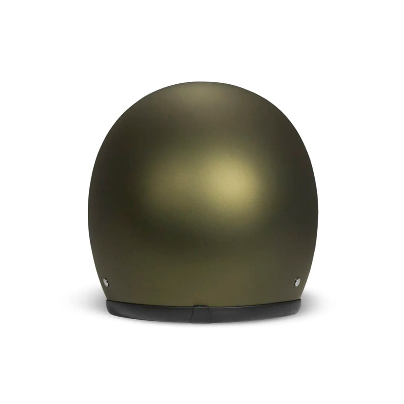DMD Casque de moto ouvert rétro métallisé