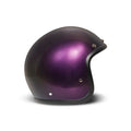 DMD Casque de moto ouvert rétro métallisé