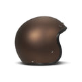 DMD Casque de moto ouvert rétro métallisé