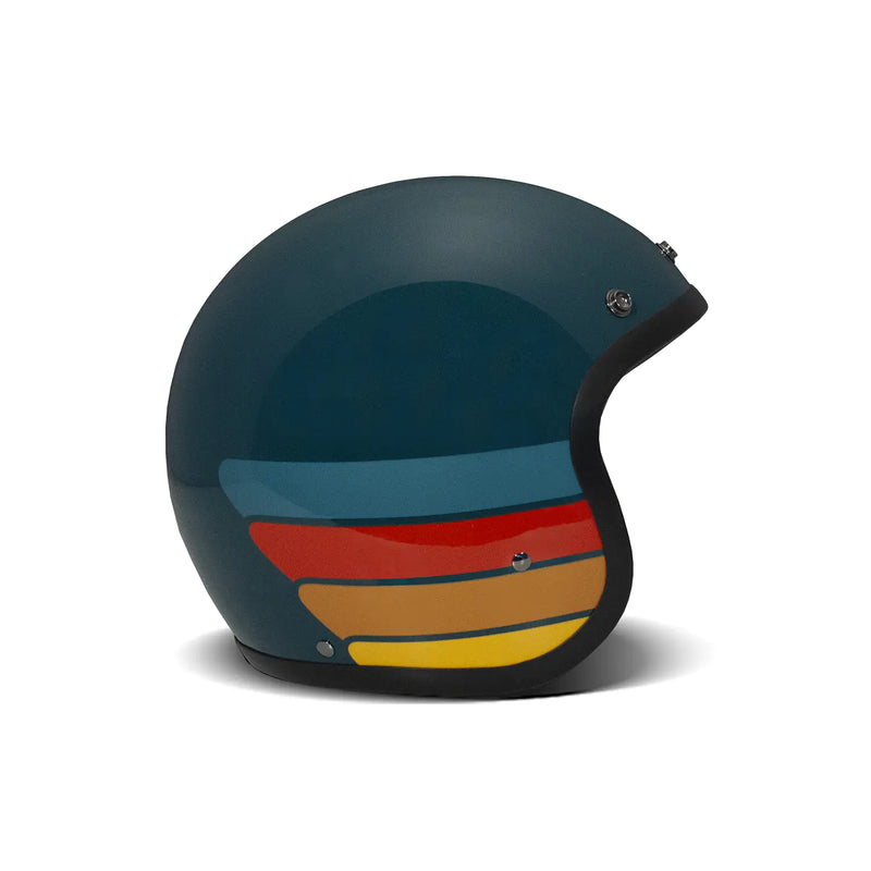 DMD Casque de moto ouvert rétro personnalisé