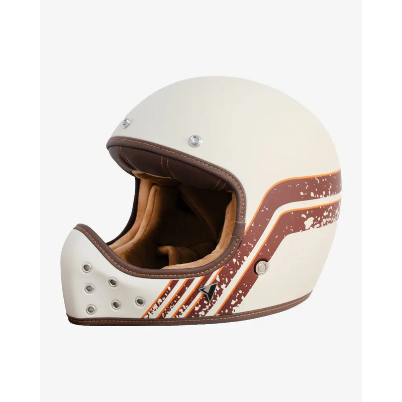 By City Casque de moto The Rock Retro Motocross