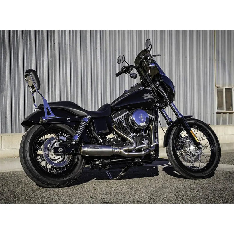 Système d'échappement Bassani Ripper Super Bike 2 en 1 en inox pour Harley