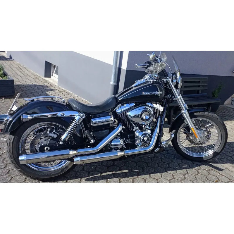 Miller Nebraska Euro 3/4 Slip-On Mufflers pour Harley