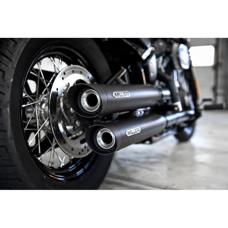 Miller Independence Euro 4 Slip-On Mufflers pour Harley