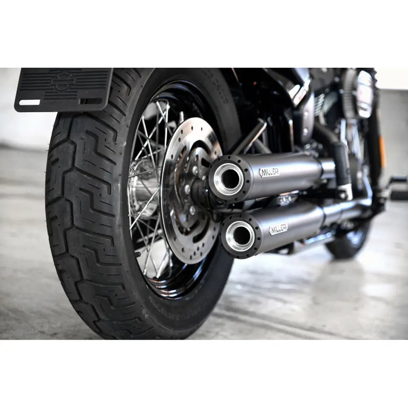 Miller Independence Euro 4 Slip-On Mufflers pour Harley