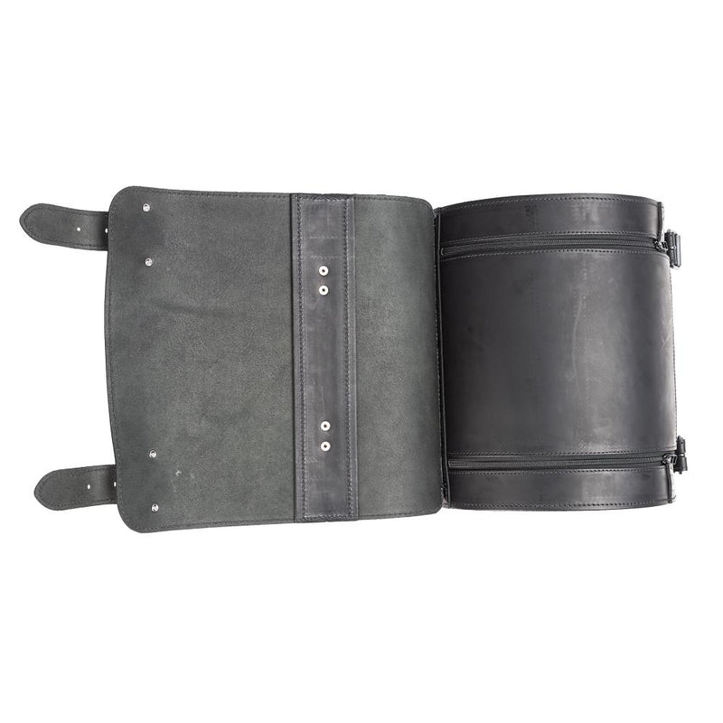 Ledrie Valise universelle en cuir pour moto