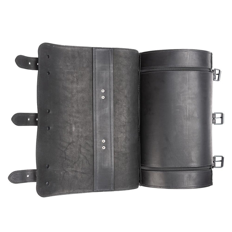 Ledrie Valise universelle en cuir pour moto
