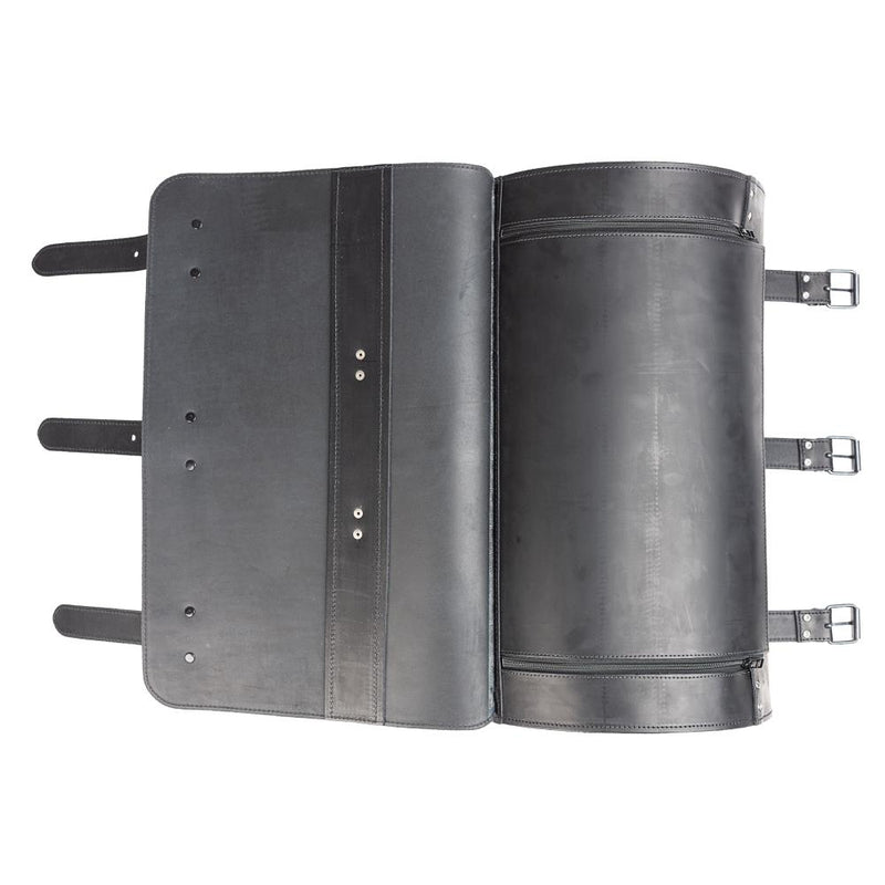 Ledrie Valise universelle en cuir pour moto