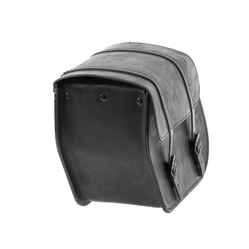 Ledrie Ensemble de sacoches rigides renforcées en cuir pour moto, 24 litres