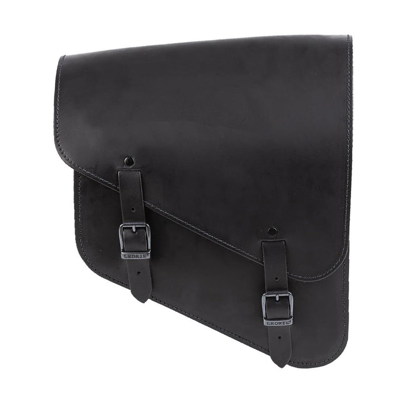 Ledrie Grand sac noir à cadre pour Harley