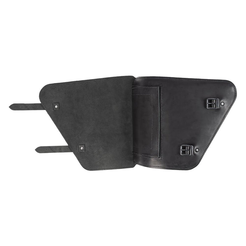 Ledrie Grand sac noir à cadre pour Harley